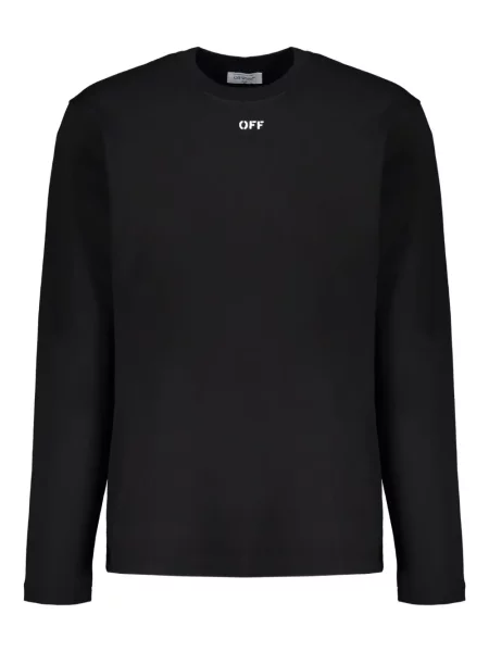Tricou Off-white lung alb