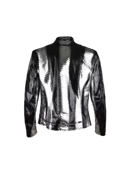 Kurtka skórzana Philipp Plein szara