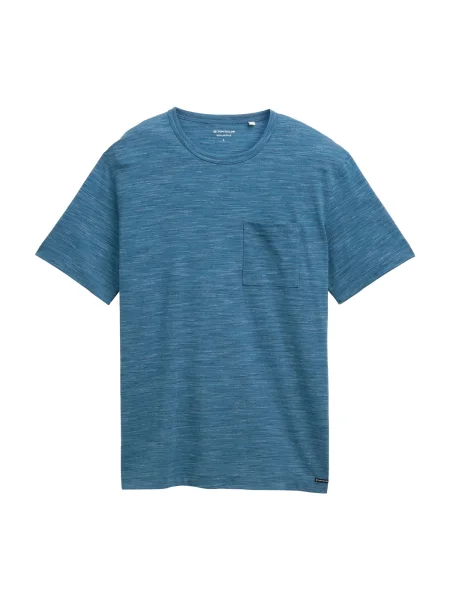 TOM TAILOR Majica opal / pastelno modra črna