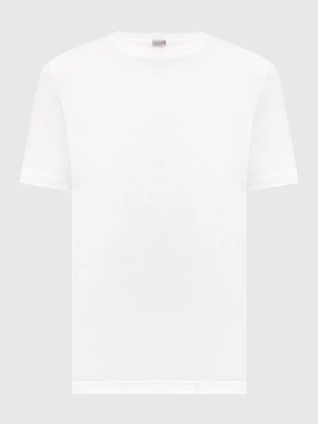 Футболка з льоном Capobianco біла