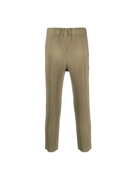 Spodnie Issey Miyake zielone