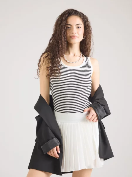S.Oliver Top negru alb