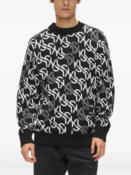 Pulover Karl Lagerfeld Jeans negru