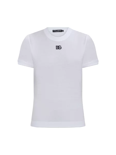 Koszulka Dolce And Gabbana z logo biała