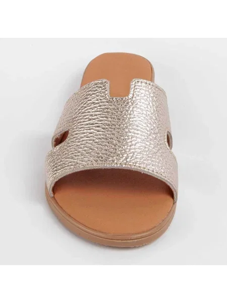 Pantofi Purapiel auriu