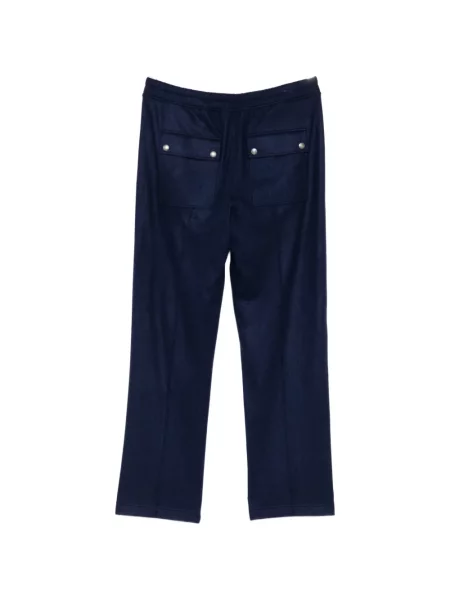 Pantaloni sport Tom Ford din cașmir albastru