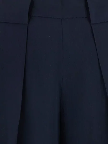 Spodnie palazzo Momoni plisowane niebieskie