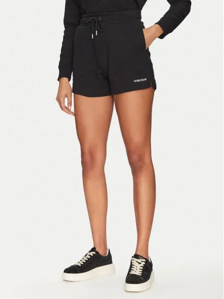 Guess Jeans Pantaloni scurți sport negru
