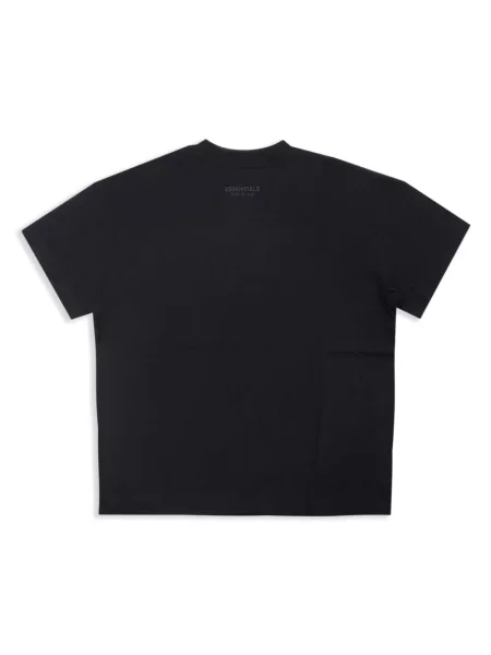 Тениска Fear Of God Essentials с кръгло деколте черно
