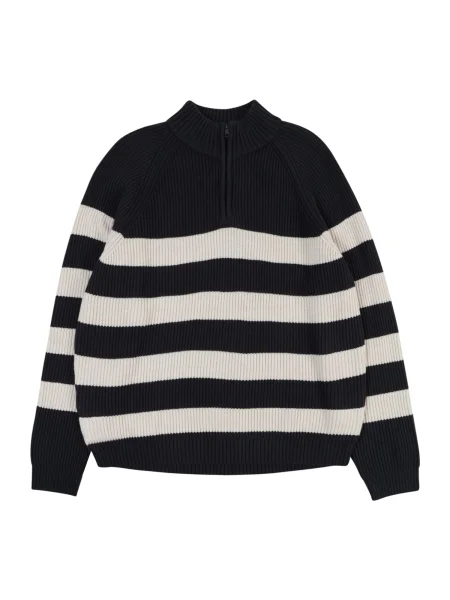 HOLLISTER Pulóver fekete fehér