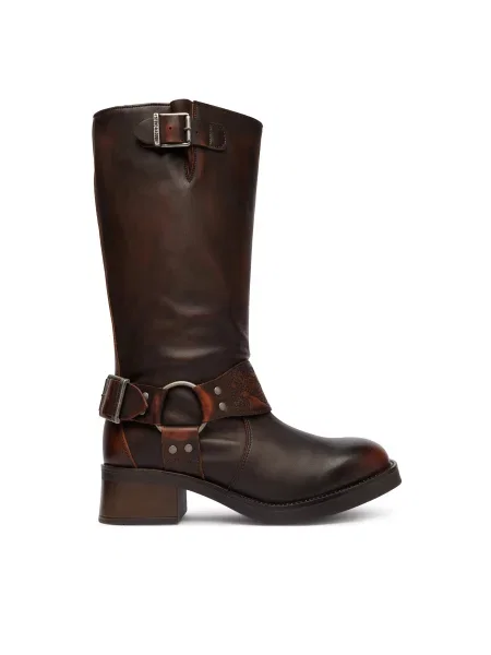 Steve Madden Cizme lungi riding Bonetta maro