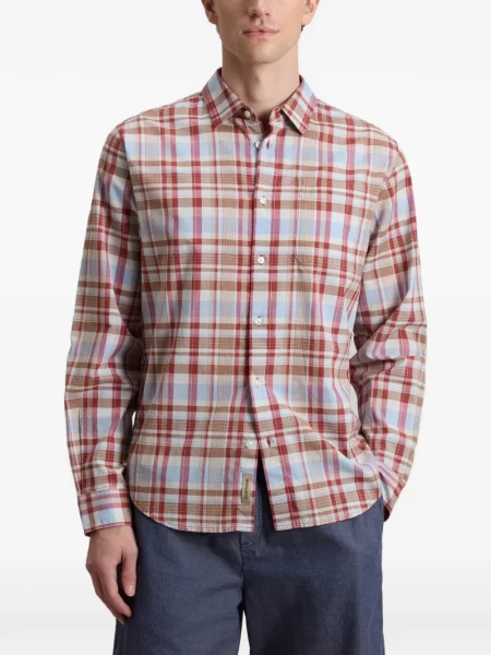 Cămașă Woolrich în carouri roșu