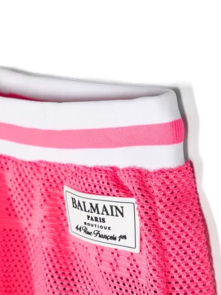 Szorty dziecięce Balmain różowe