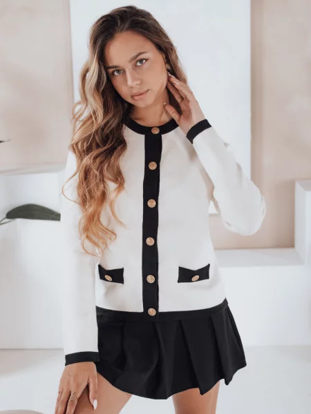 Sweter CHICLINE ecru Dstreet