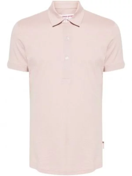 Polo Orlebar Brown de mătase roz