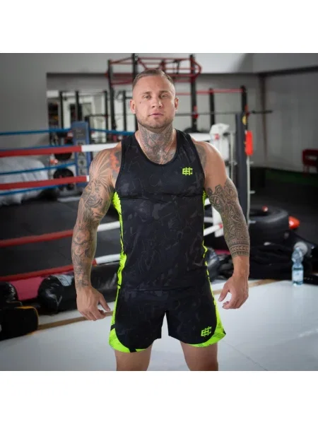 Koszulka sportowa bez rękawów Tank top EXTREME HOBBY NEO zielona