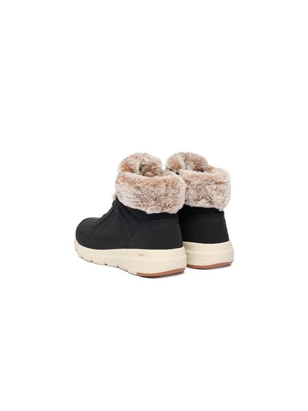 Šnurovacia obuv Skechers Glacial Ultra čierna