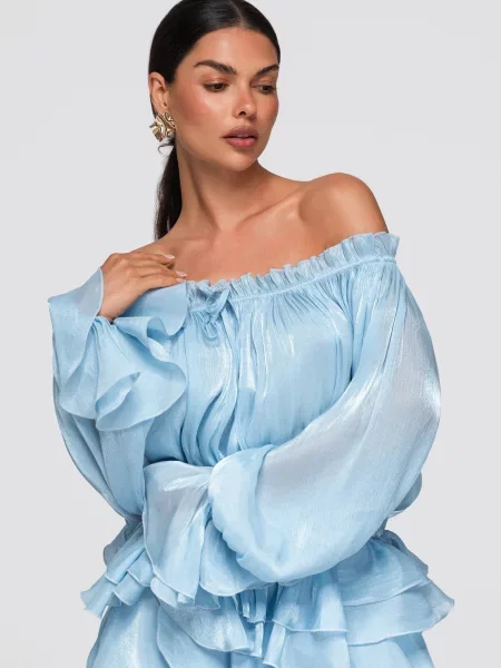 Scurt top Ombre