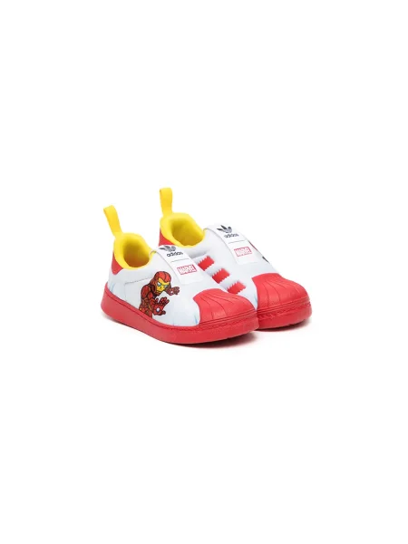 Sneakersy dziecięce Adidas Superstar czerwone