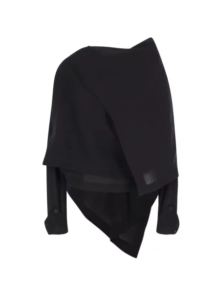 Асиметричен топ Issey Miyake черно