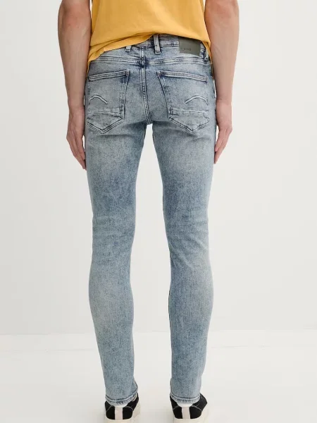 G-Star jeansy skinny Revend FWD Skinny niebieskie