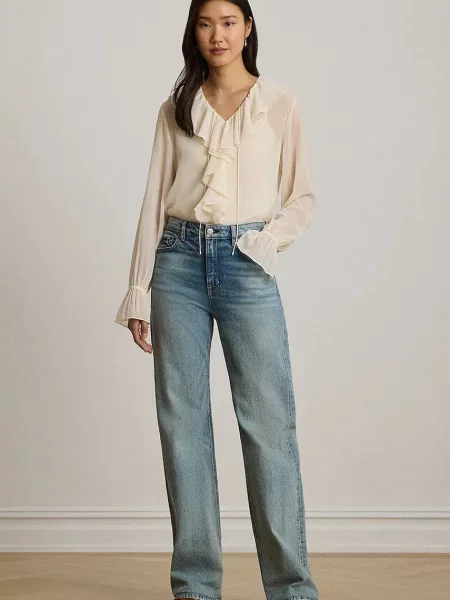 Lauren Ralph Lauren блузка із рюшами