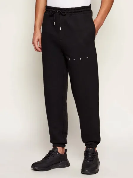 HUGO Pantaloni de trening Dolando | Relaxed fit negru