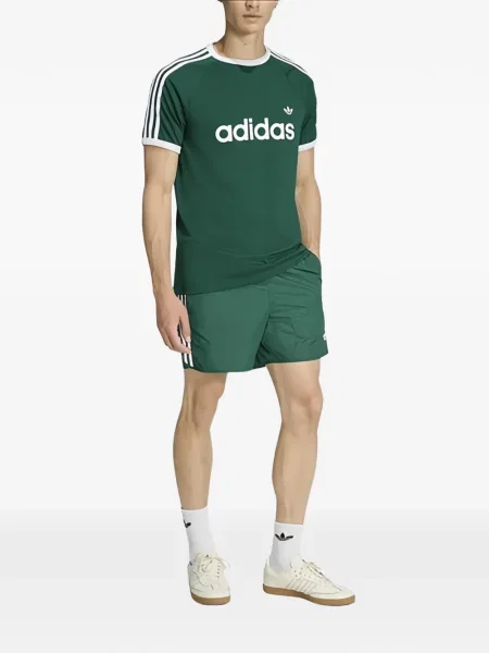Pantaloni scurți Adidas alergare cu autograf evazate albastru