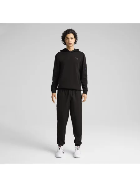 Bojówki z tkaniny OPEN ROAD PUMA Black czarne