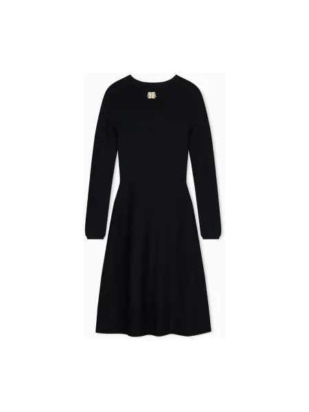 Sukienka midi Armani Exchange czarna