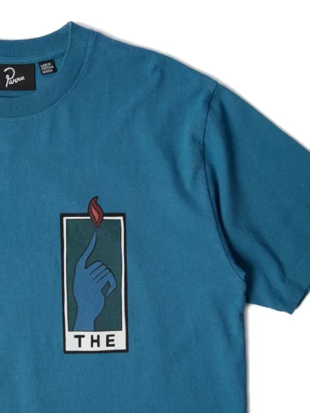 Tricou By Parra cu imagine albastru