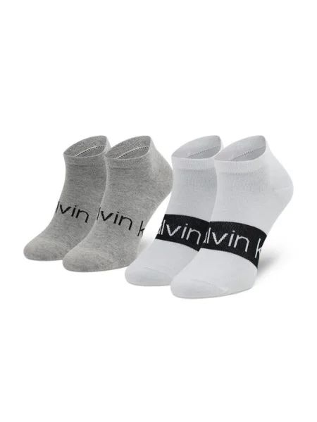 Чорапи Calvin Klein 2 чифта мъжки бяло