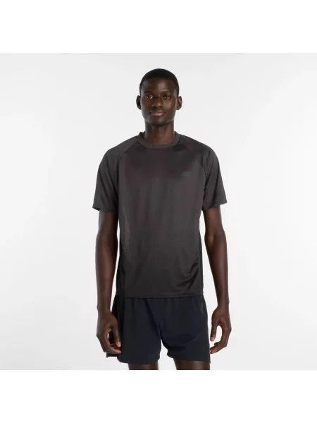 New balance Tricou funcțional Viz-Tech Run gri metalic negru