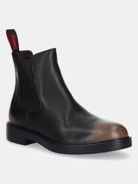 Кожени боти челси Camper Dean мъжки черно