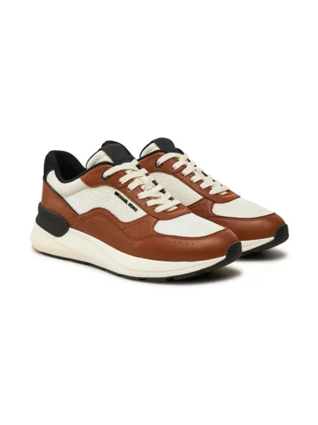 Sneakersy Michael Kors skórzane brązowe