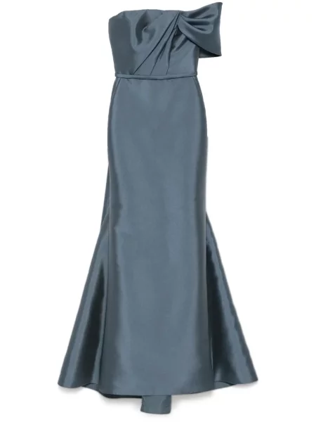 Rochie Amsale cu funde albastru