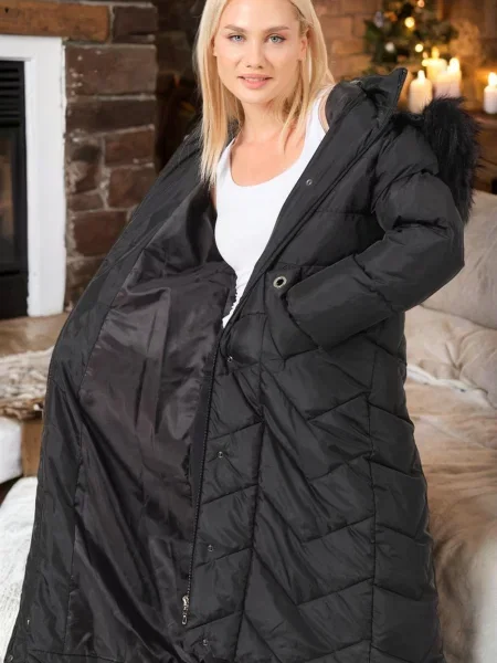 Płaszcz Dewberry czarny