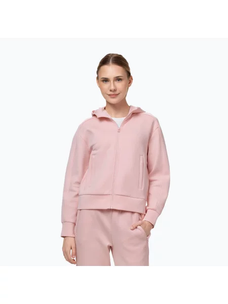 Bluză pentru femei Pitbull Discovery Hooded Zip strawberry cream