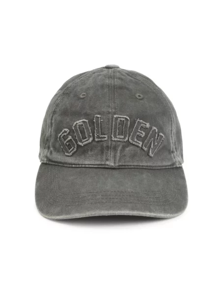 Czapka z daszkiem Golden Goose z logo zielona