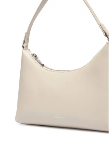 Torbica Calvin Klein Foil Logo Small Shoulder Bag Krem