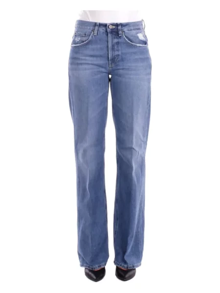 Blugi drepți Dondup albastru