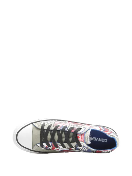 Sneakerși Converse cu imagine cu dungi roșu