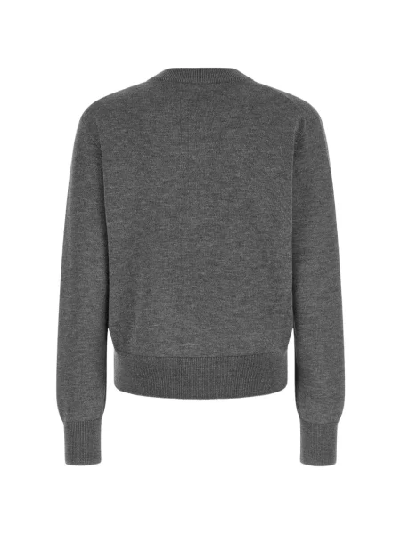Cardigan Ami Paris de lână gri
