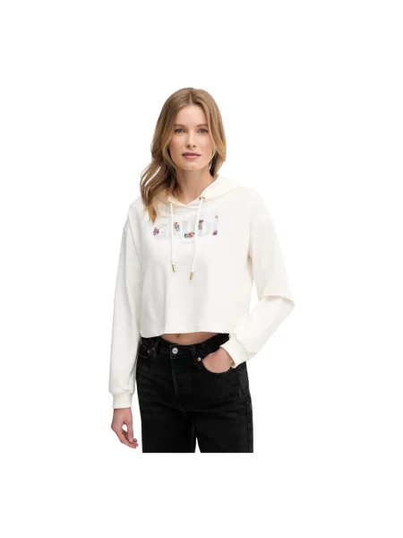 Bluza z kapturem Gaudi z kapturem beżowa