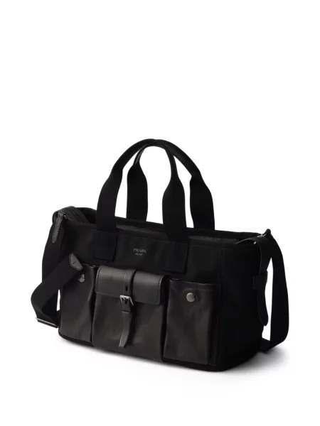 Geantă shopper Prada din piele negru