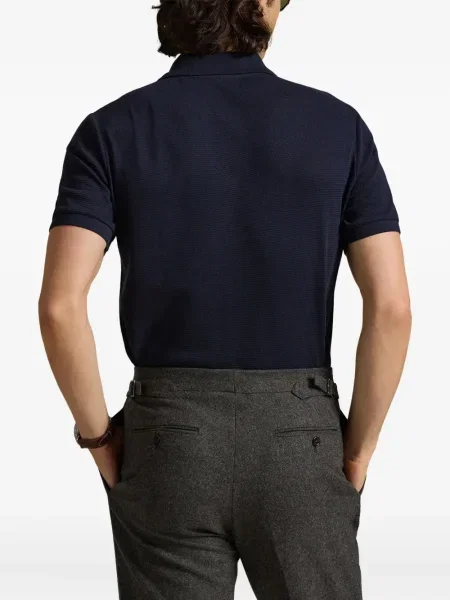 Μικρός κασκέτο Polo Ralph Lauren με χαμηλή μέση υφαίνω διαγωνίως πράσινο