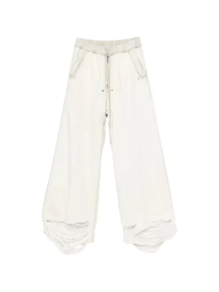 Pantaloni Rick Owens alb