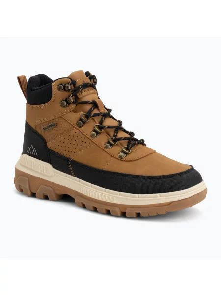 Ghete pentru bărbați KADVA CANTYO MID WP Brown/Black negru
