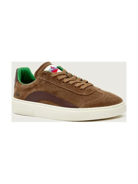 Sneakers Rider | piele întoarsă maro