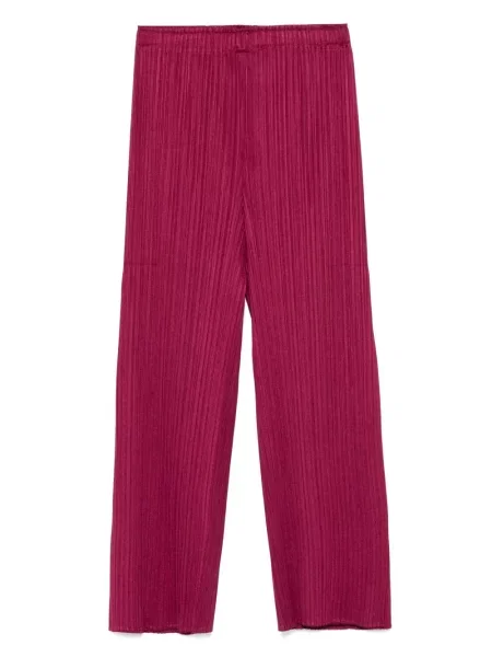Pantaloni Pleats Please Issey Miyake plisate violet